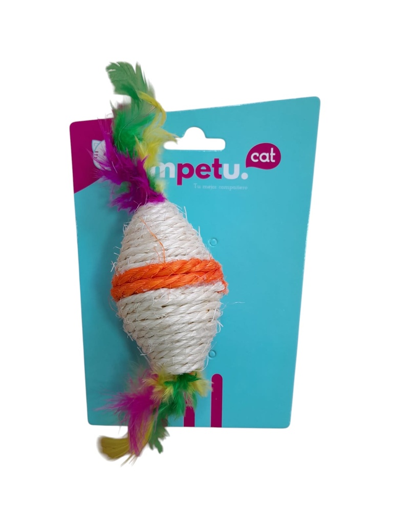 ROMBO SISAL CON PLUMA